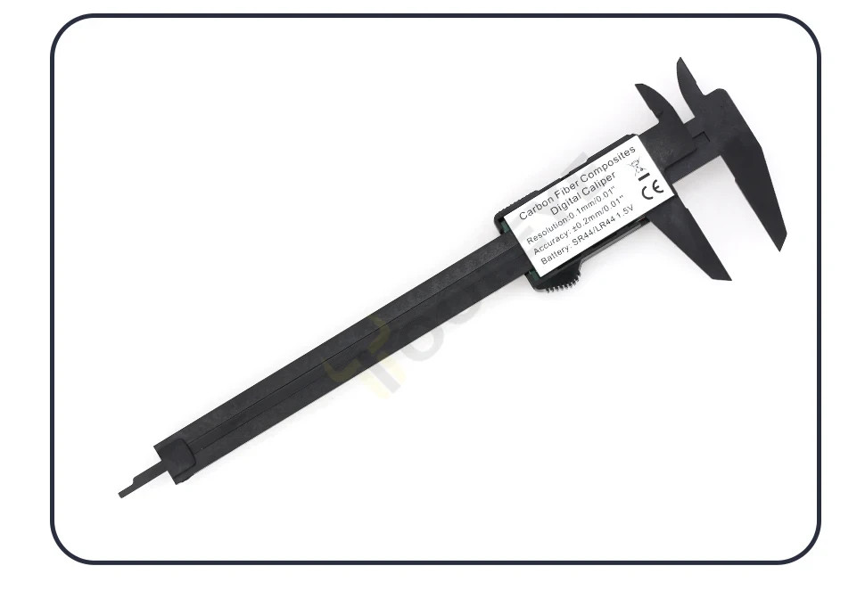 Digital Caliper Electronic Plastic Calipers Vernier Measuring Tools with LED