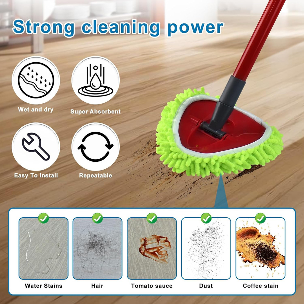 Mop Replace Head for O Cedar, Spin Mop Heads Replacements for Ocedar Easywring 1