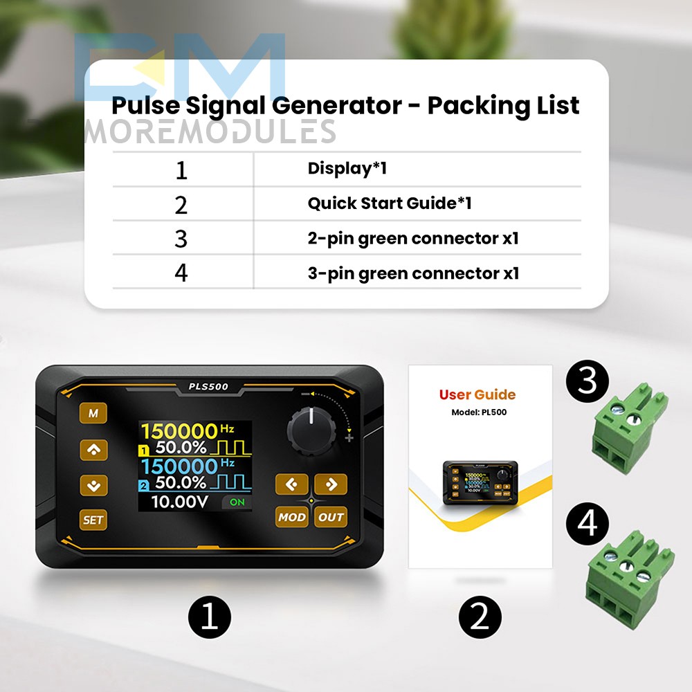 Signal Generator Module 2CH Adjustable Dead zone PWM Pulse Frequency Duty Cycle