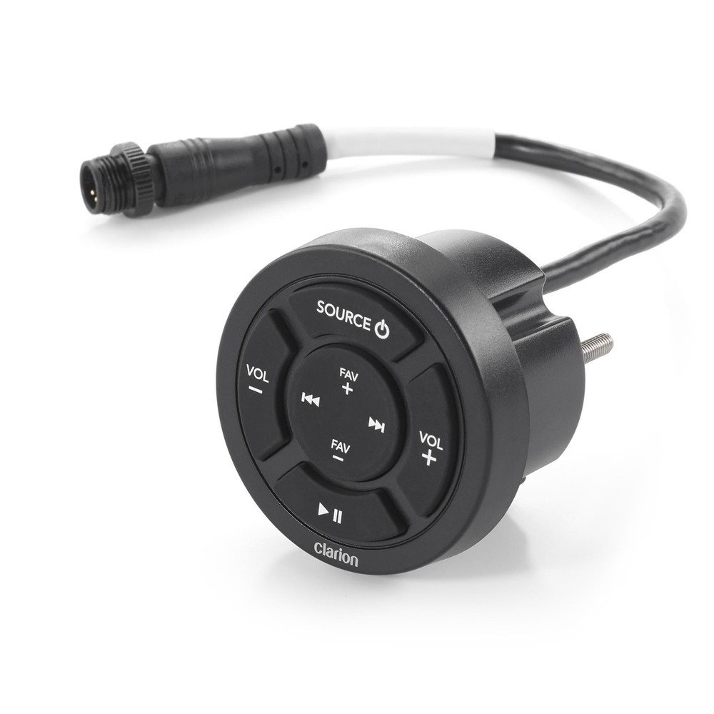 Clarion CMR-10 - Wired Marine Remote with Backlit Controls, IP67, Compatible ...