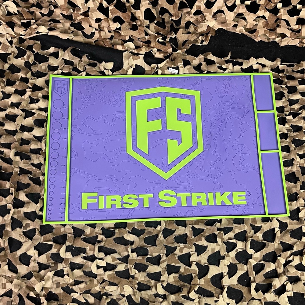 NEW First Strike Gun Tech Mat - Purple/Lime