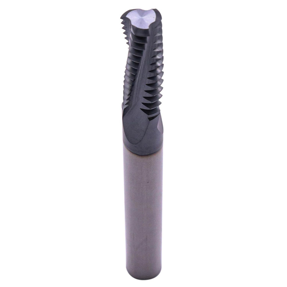 3/8-16 UNC Solid Carbide Thread Mill - TiAlN Coated - Full Teeth