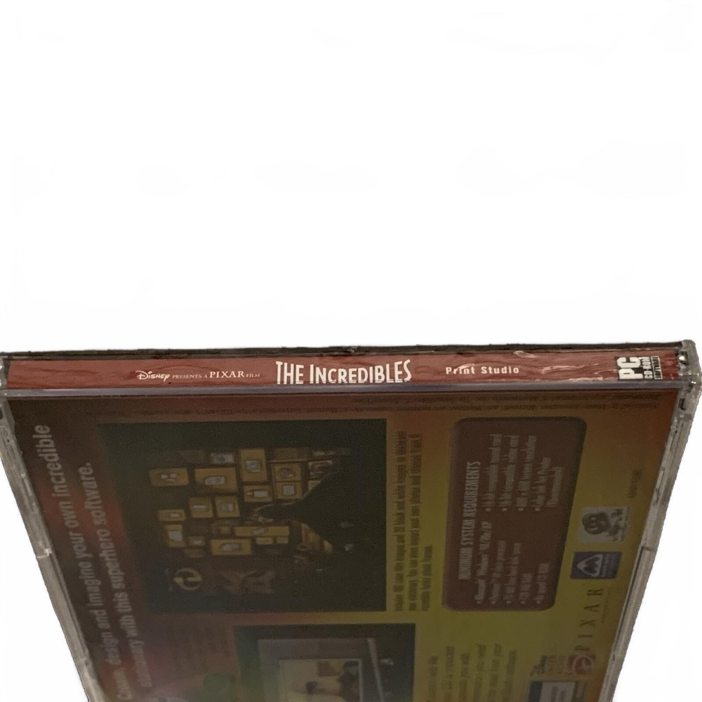 The Incredibles PC-CD ROM Print Studio Software NEW