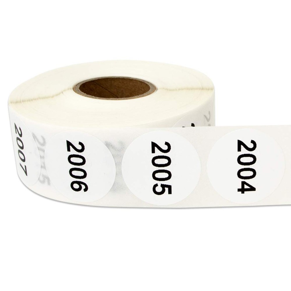 5 Rolls - Consecutive Number 0001 to 5000 Label Bundle for Inventory Counting...