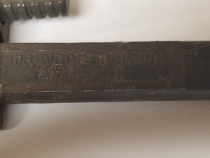 Vintage 14" Improved Stillson Pipe Wrench