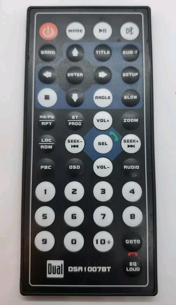 Original Dual DSA1007BT Remote Control