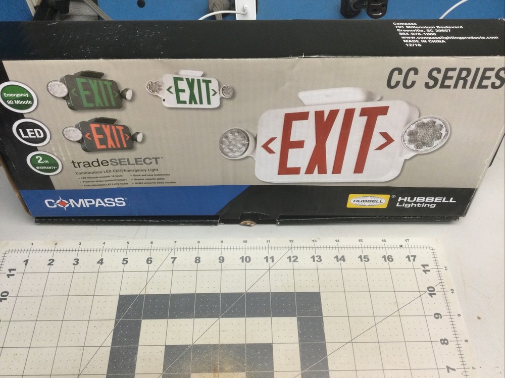 CCR Hubbell Exit/Emergency Light - (VB2)