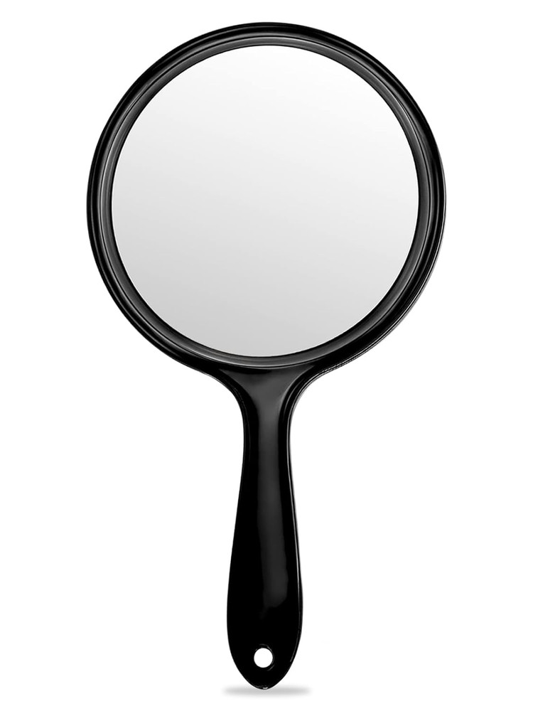 OMIRO Hand Mirror, Double-Sided Handheld Mirror 1X/3X Magnifying Mirror with Han