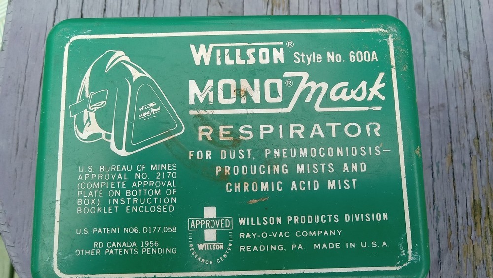 1960s Willson mono mask/respirator