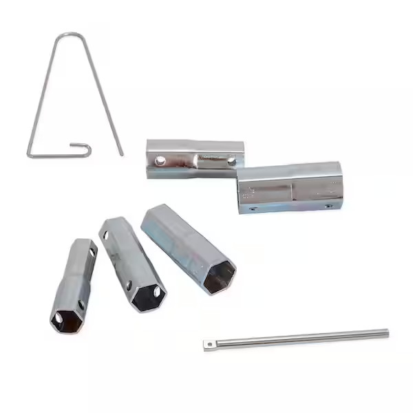5-Piece Plumber'S Socket Set with Bar Handle