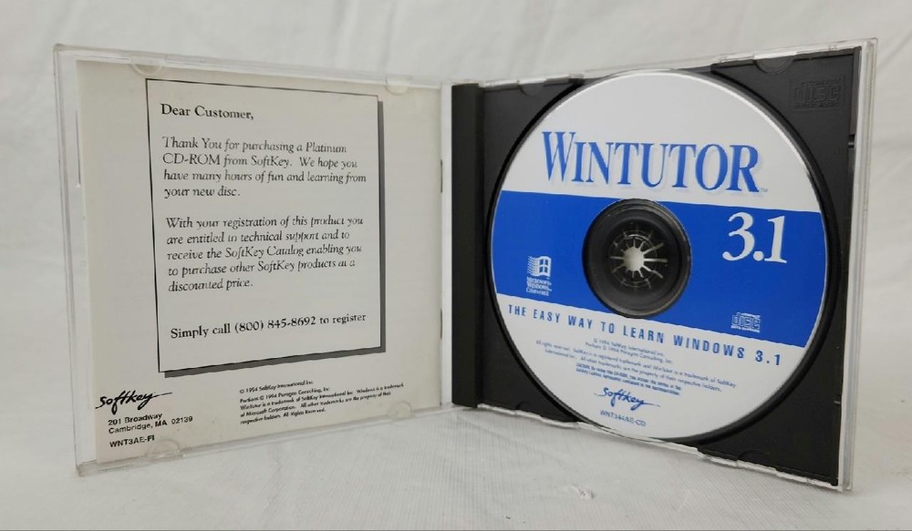 Wintutor 3.1 CD-ROM for Windows PC