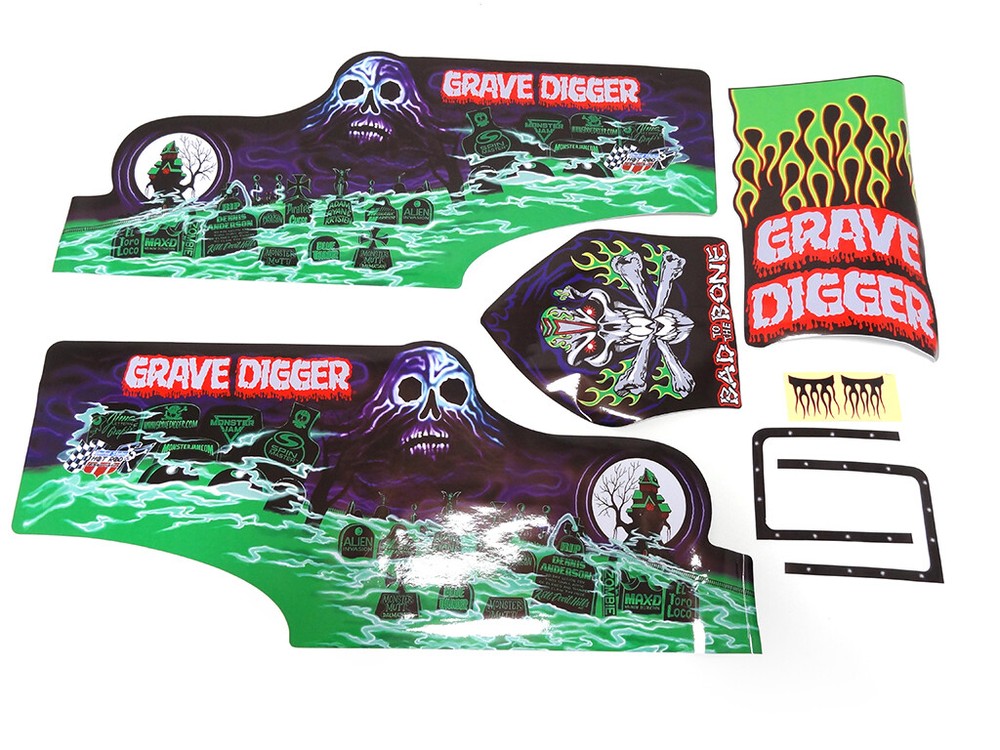 Grave Digger STANDARD Edition Sticker Sheets