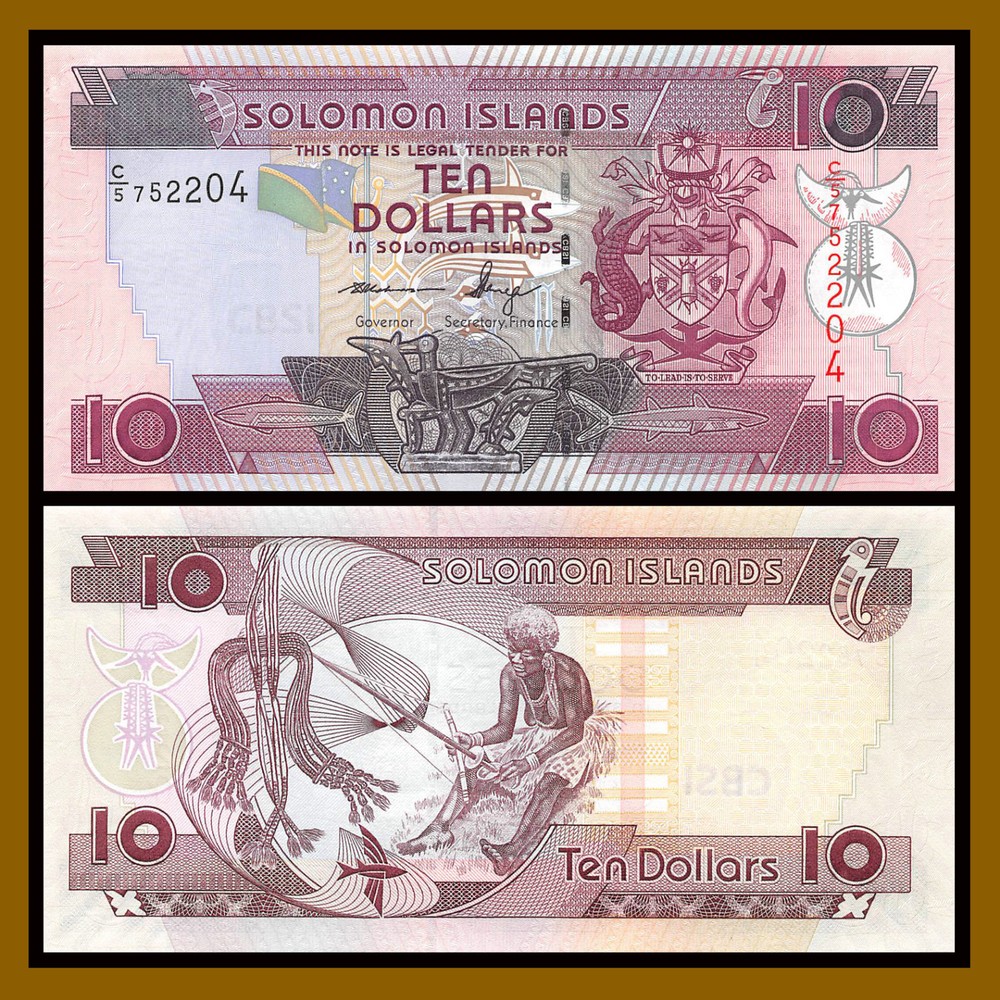 Solomon Islands 10 Dollars, 2009 P-27b Unc