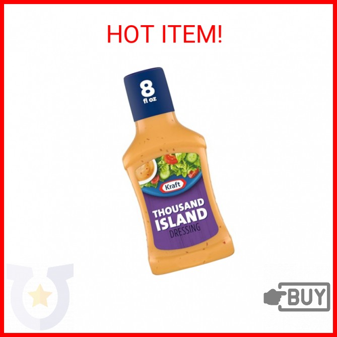 Kraft Thousand Island Dressing, 8 fl oz Bottle