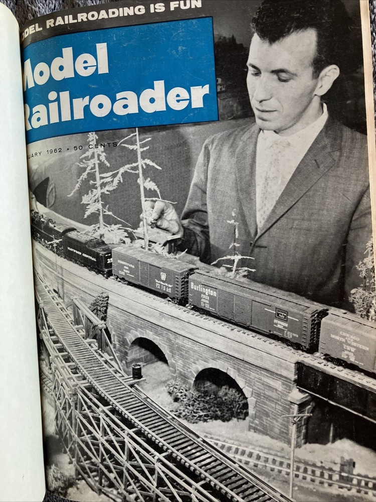 Model Railroader Vol.29 Bound Volume 1962—12 Issues