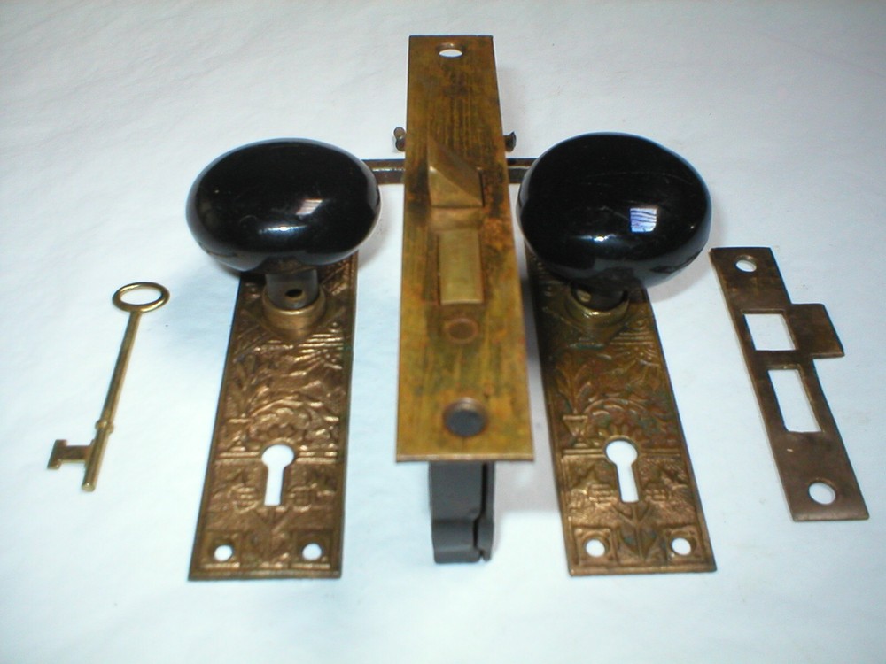 Antique Victorian Era Door Hardware