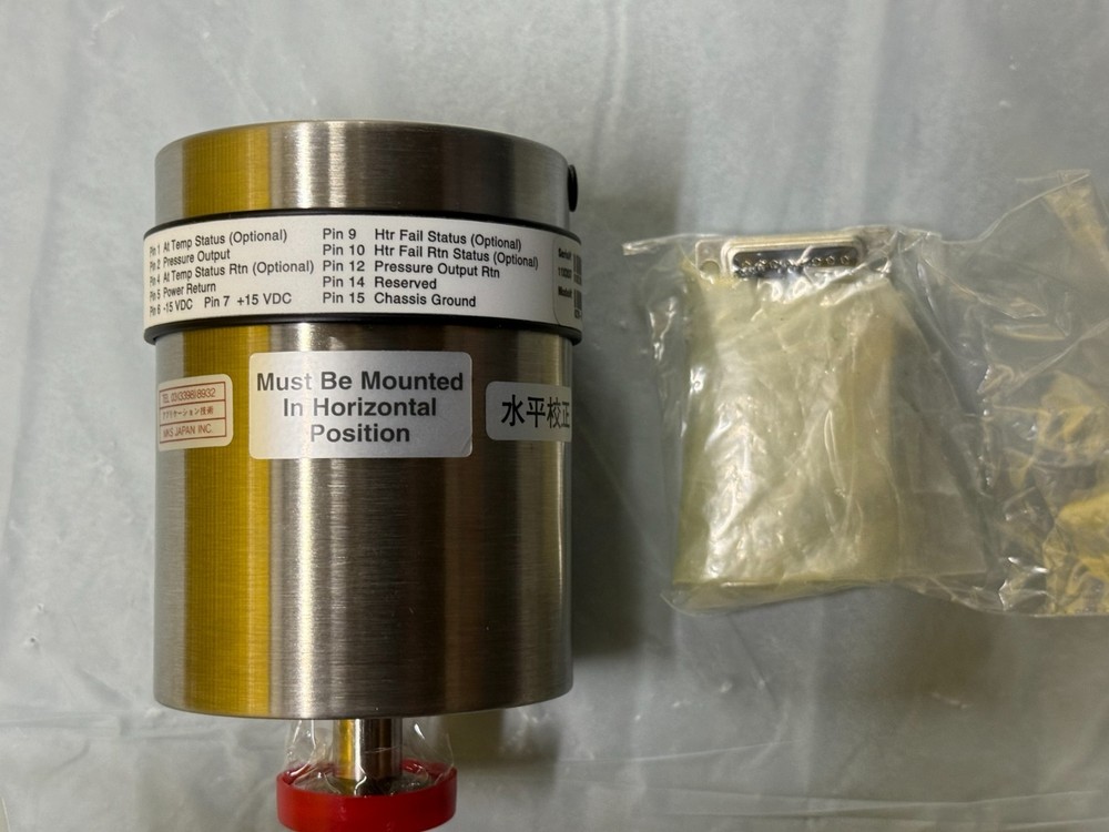 MKS Baratron 627B01TBC1B Capacitance Manometer