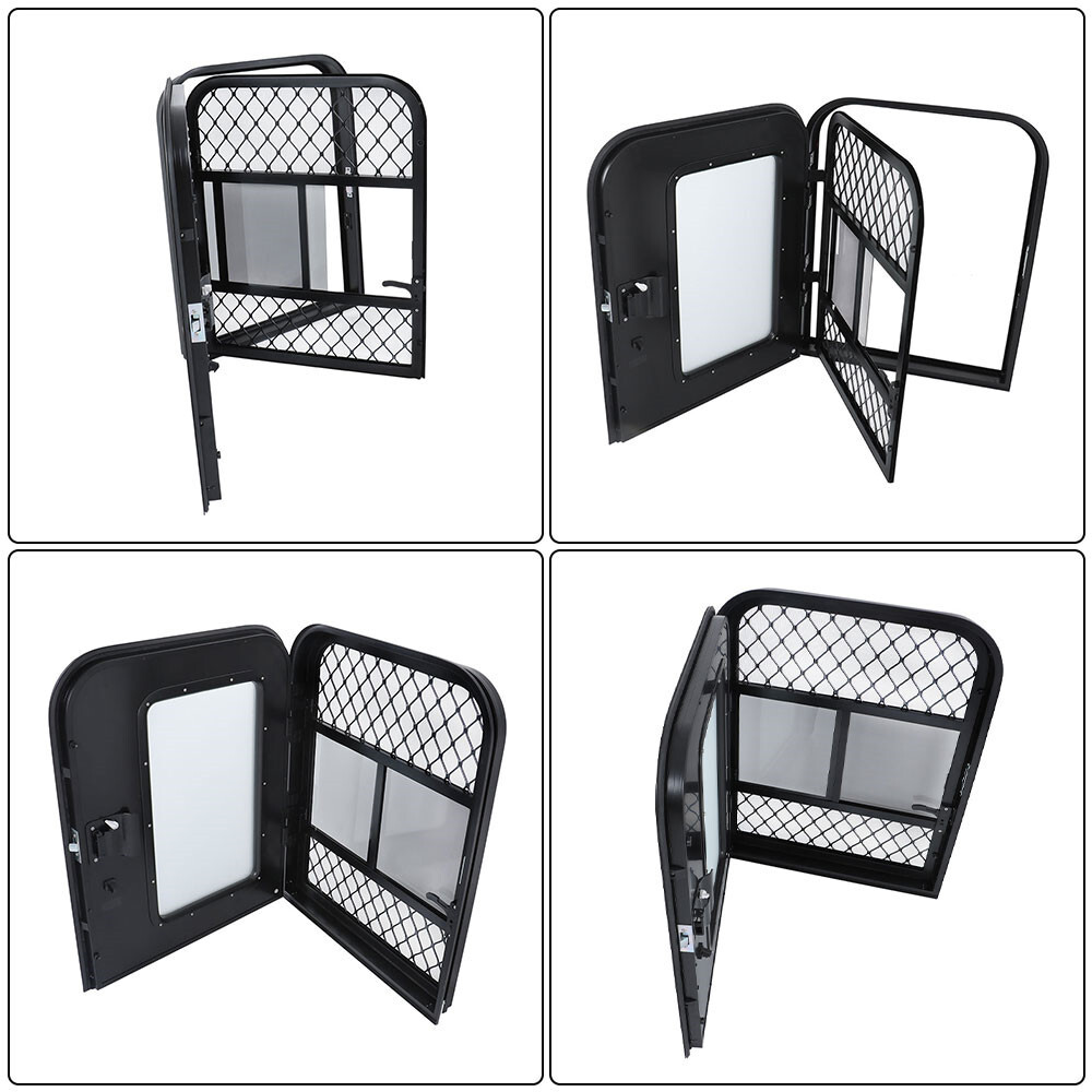 Passenger+Driver Side RV Camper Teardrop Trailer Door 23"~30"×32"~44" Entry Door