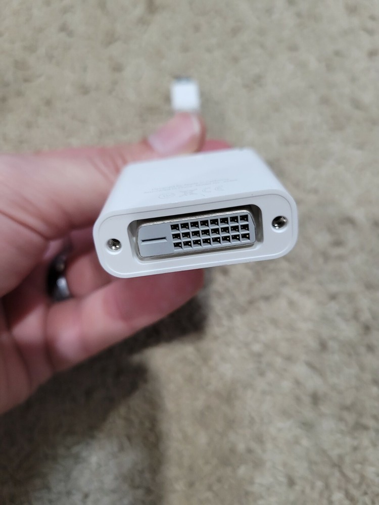 Genuine Apple Mini DisplayPort to DVI Adapter MB570LL/B Model A1305 Authentic