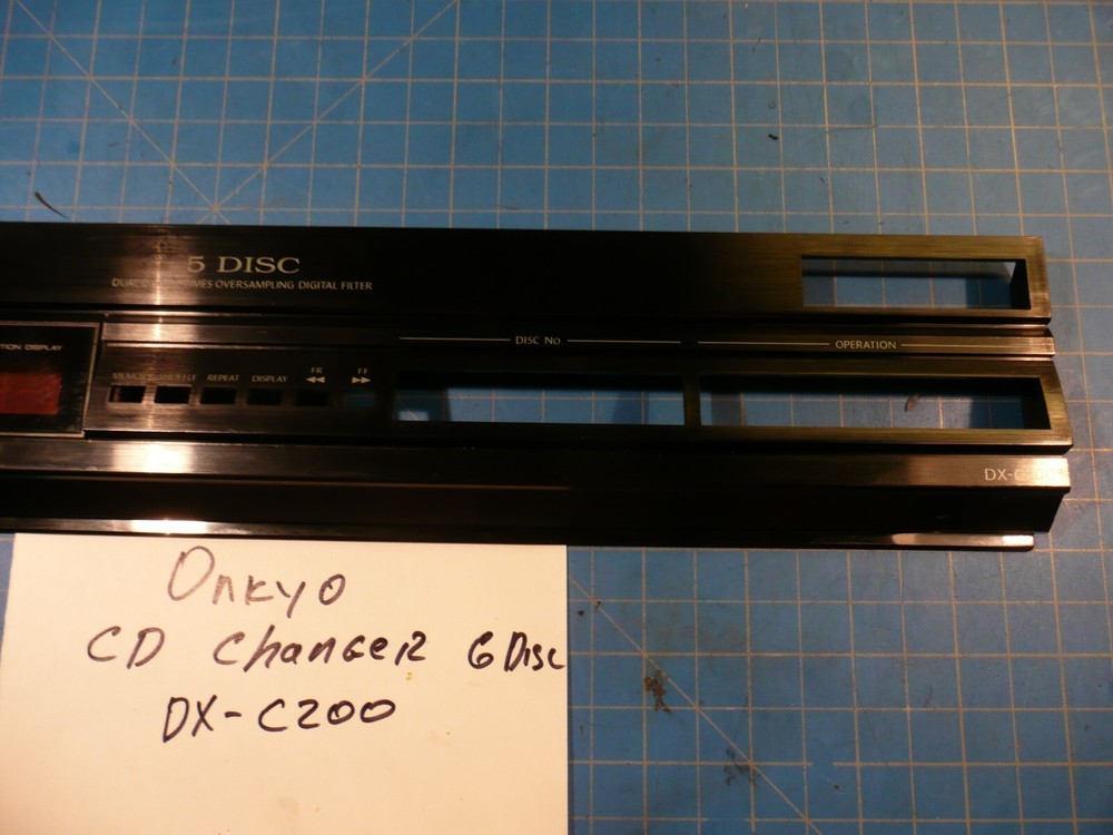 Onkyo DX-C200 CD Changer Replacement Parts Front Face Panel