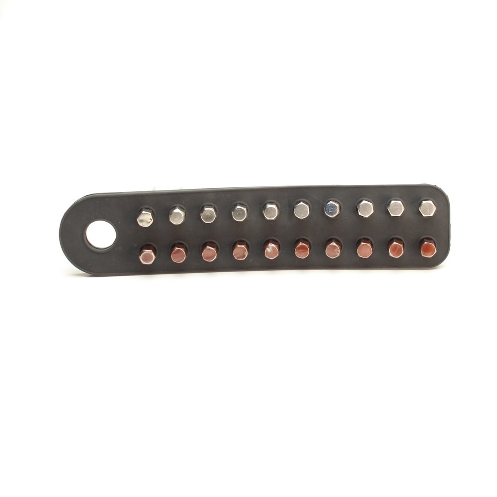 Bit Belt - Hex Bit Organizer - Holds 20 Bits - Flexible Rubber Design - 2 Pack