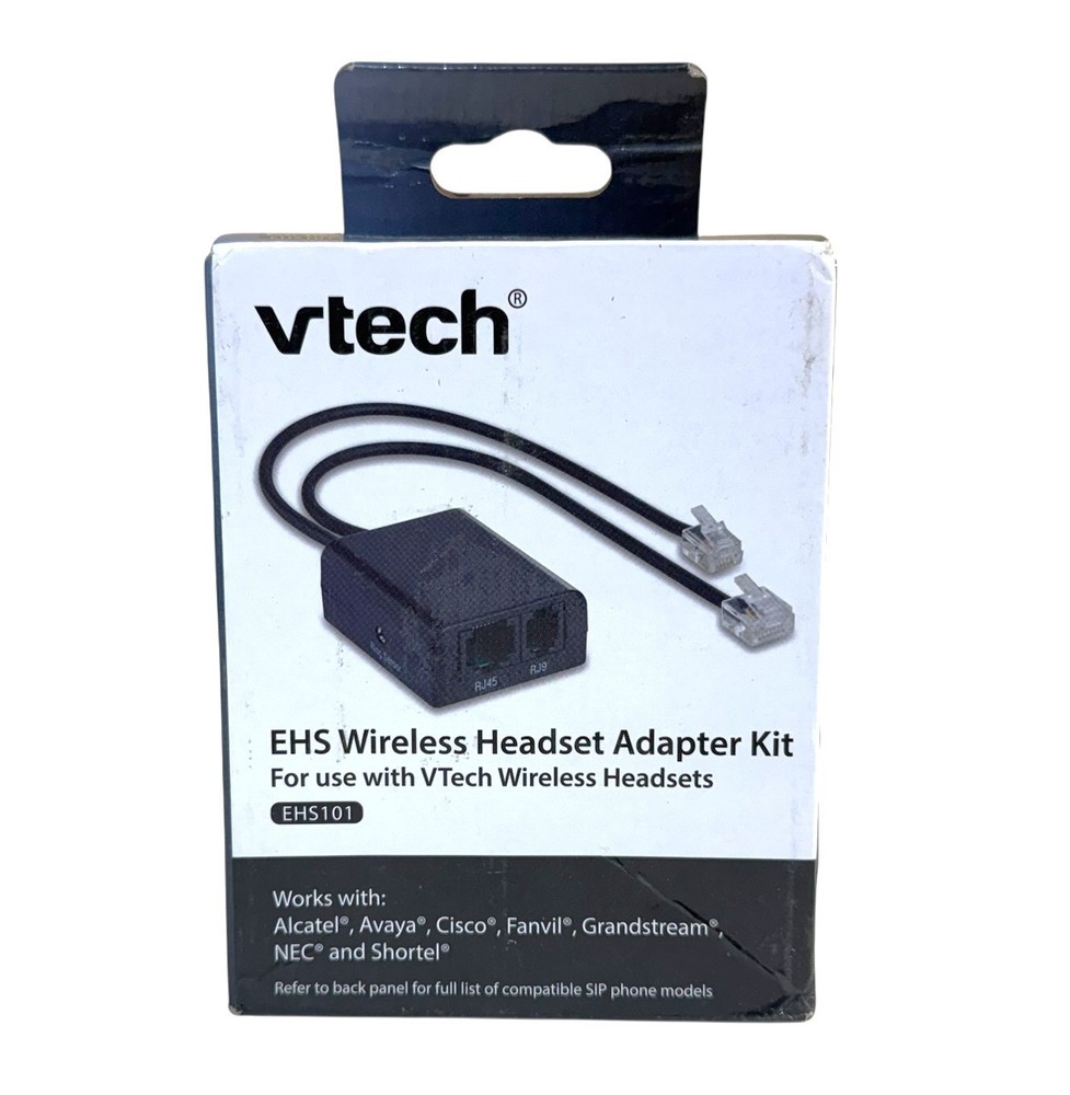 Vtech Wireless Headset Adapter EHS101 Shortel Avaya Cisco Fanvil