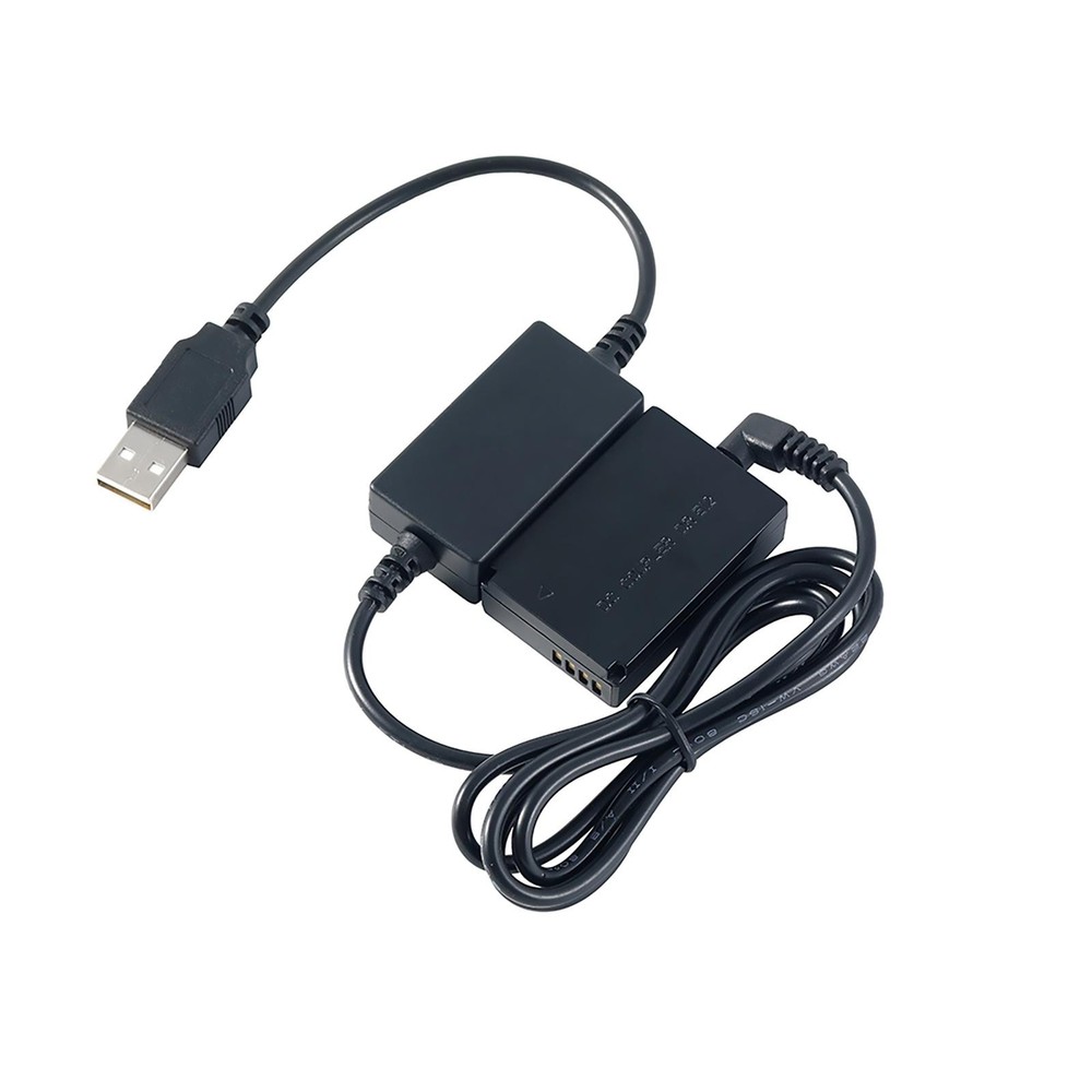 LP-E12 Power Charger Cable ACK-E12+DR-E12 Dummy Battery For Canon EOS M2 M50