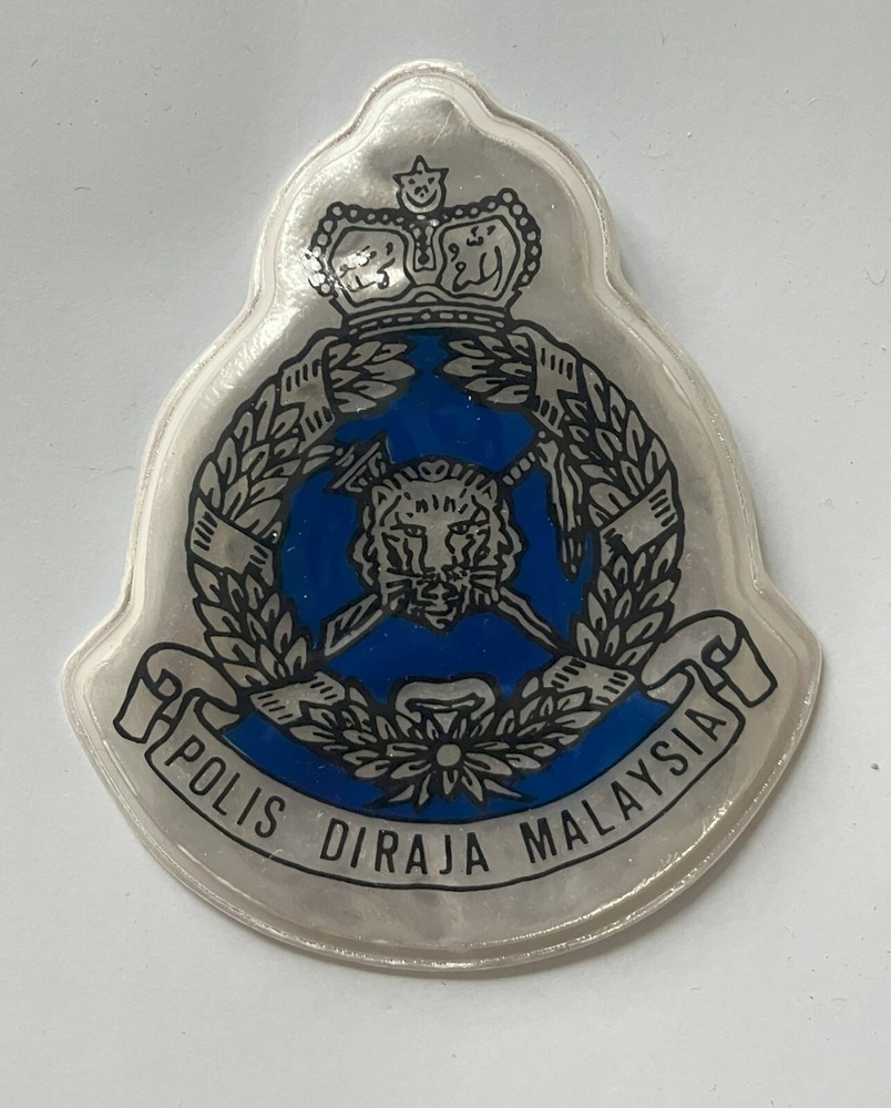Royal Malaysia Police patch, plastic type material
