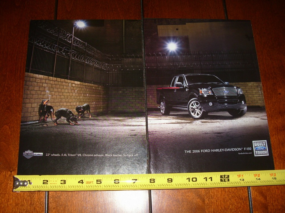 2006 FORD HARLEY DAVIDSON F-150 ORIGINAL AD
