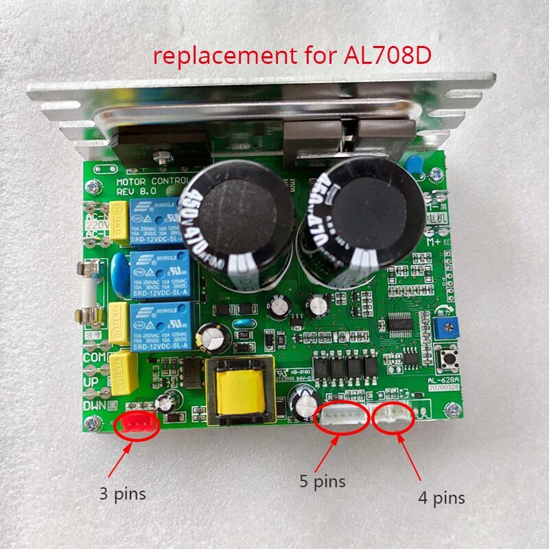 Treadmill Motor Controller AL708D Lower Control Board For General Treadmill