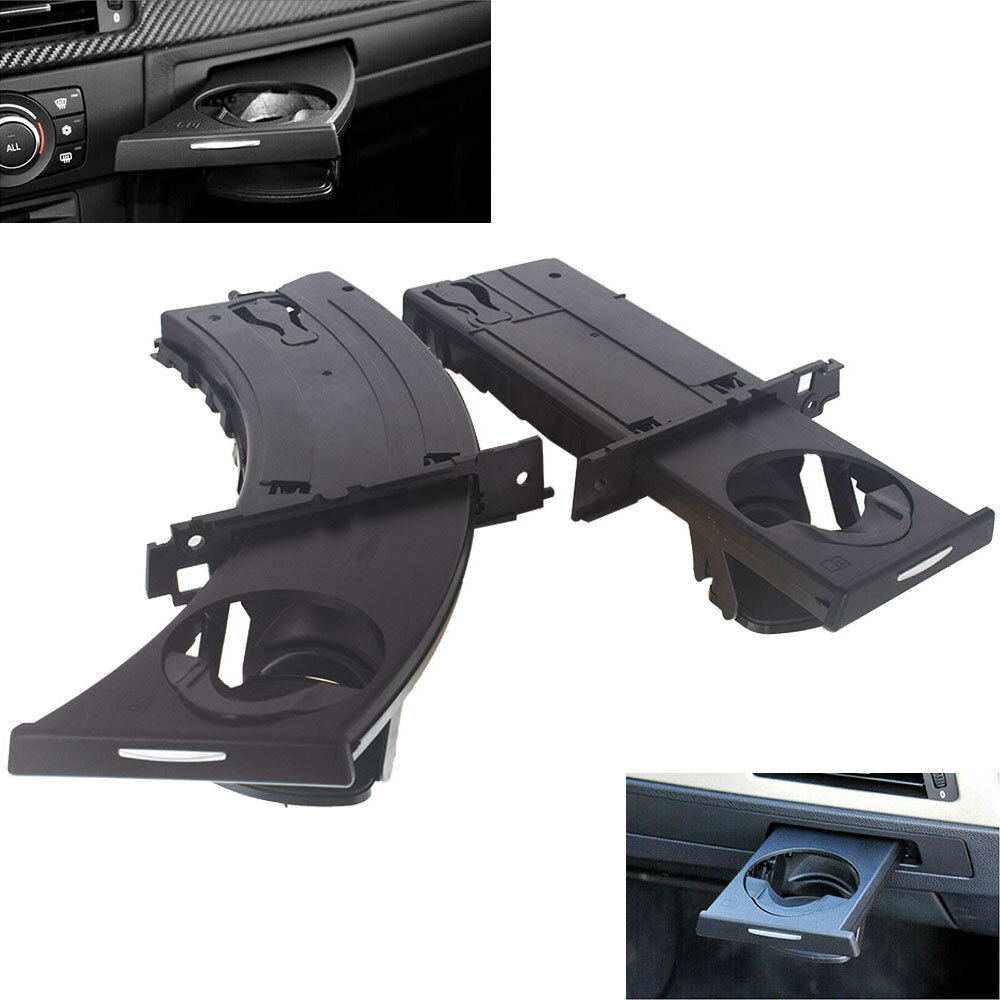 LABLT Front Cup Holder Left Right Side For BMW E90 E91 E92 2006- 2013 2 Pcs
