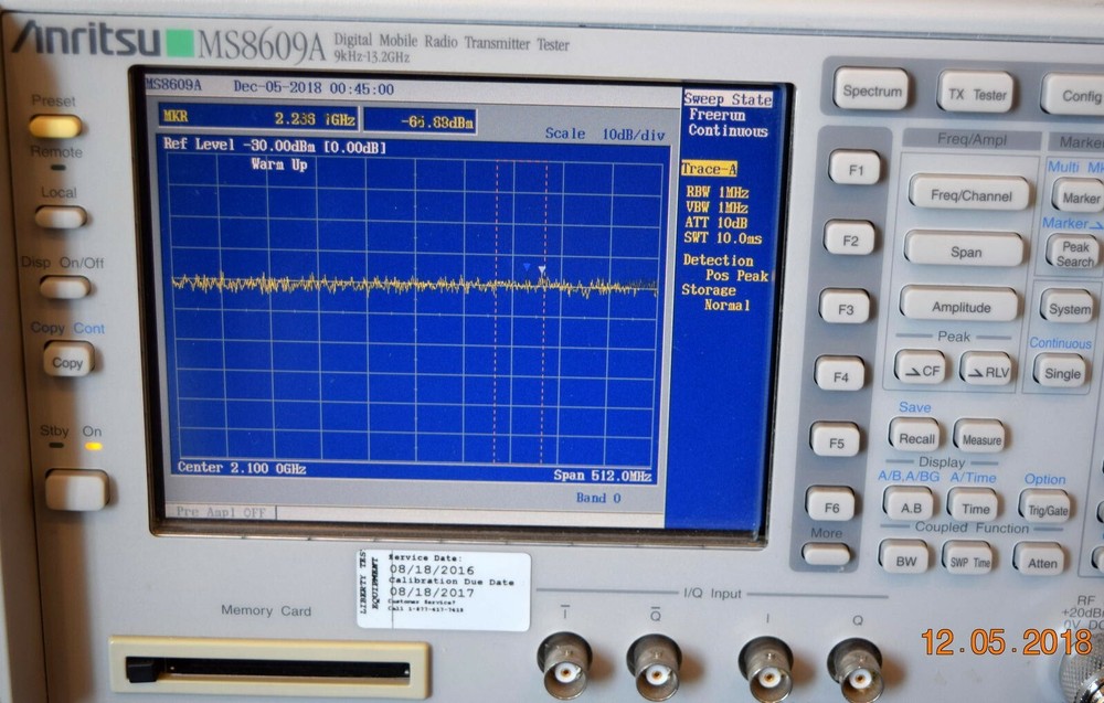 Anritsu MS8609A Digital Mobile Radio Transmitter Tester / Spectrum Analyzer