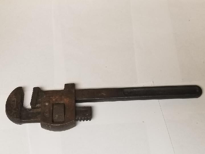 Vintage 14" Improved Stillson Pipe Wrench