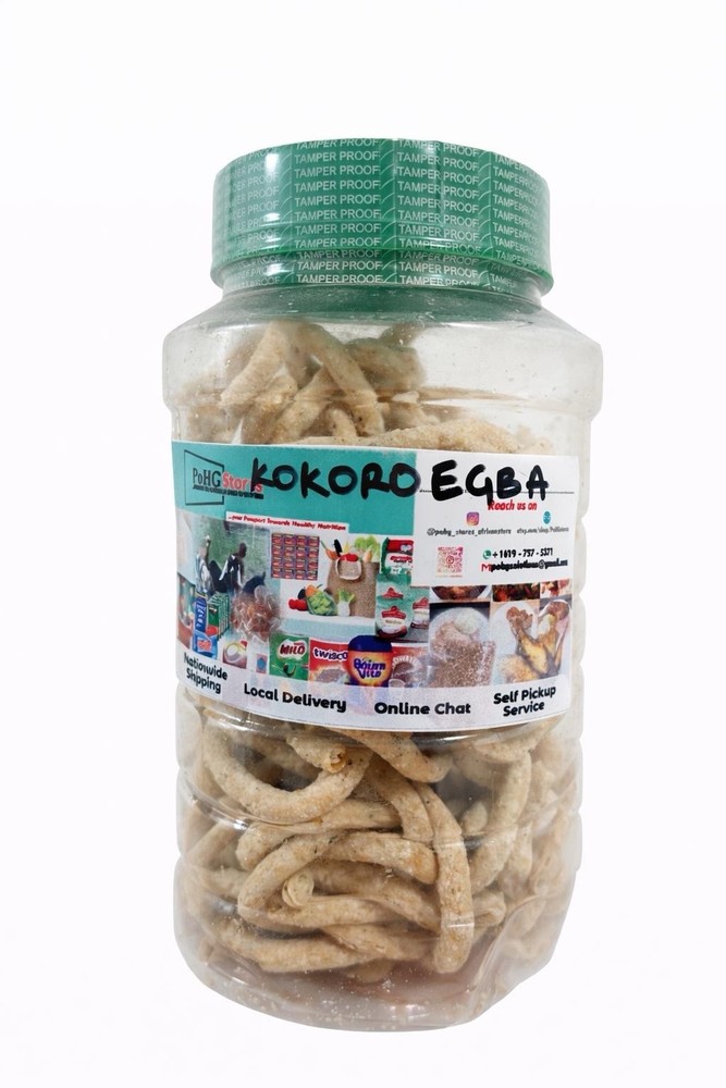 Kokoro Egba Corn Flour Snacks/1Jar