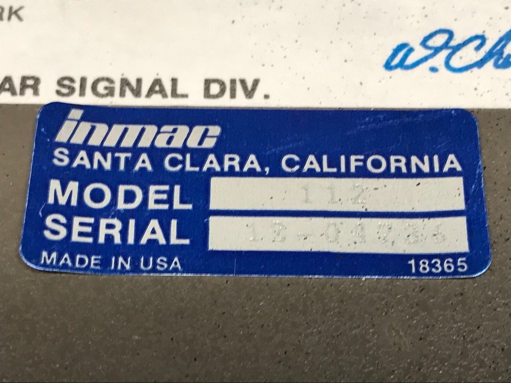 Vintage Inmac Model 112 Micro T-Switch - Fair Condition