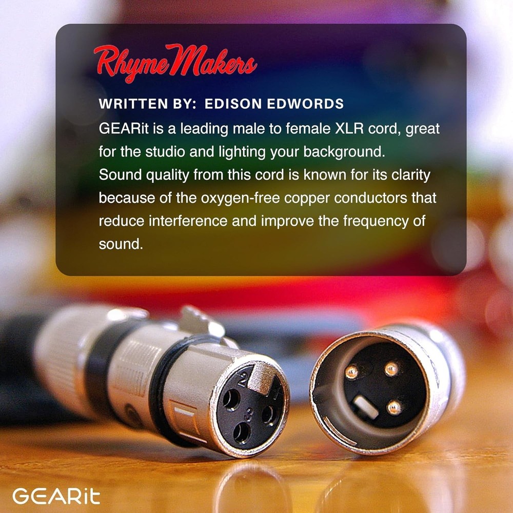 Versatile XLR Cable for Recording Studio