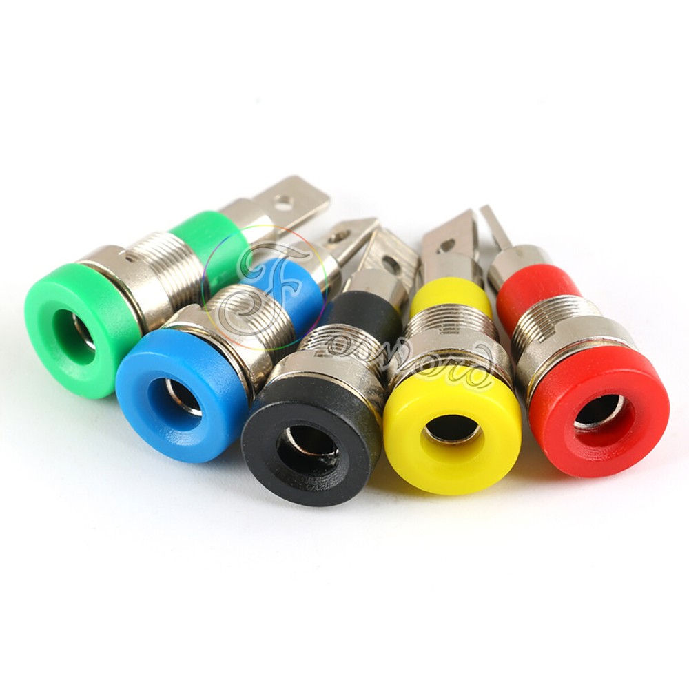 Φ4 Banana Plug Jack Binding Post Male Socket Terminal Panel Speaker Coupler Lot