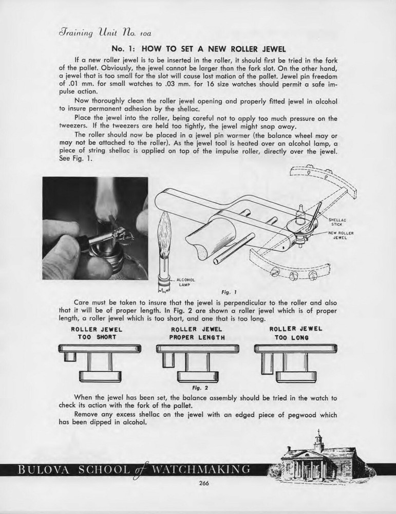WATCHMAKING SCHOOL "JOSEPH BULOVA" PG. 300 IN PDF FORMAT