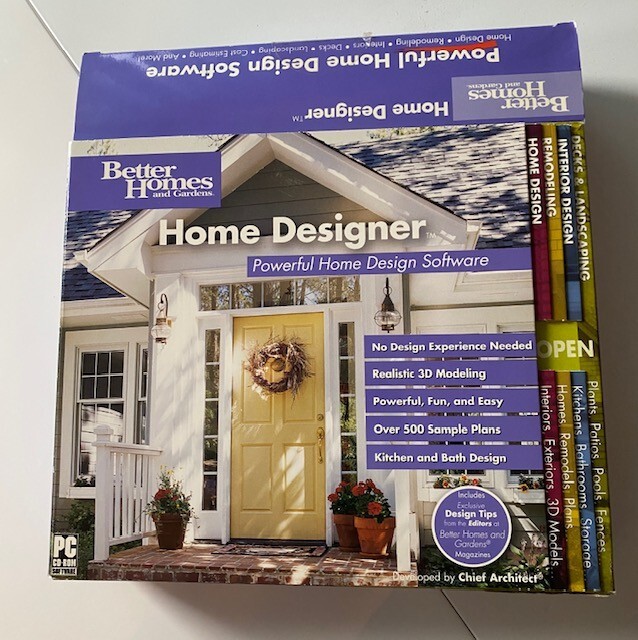 Better Homes and Gardens Powerful Home Design software - CD-ROM - Windows