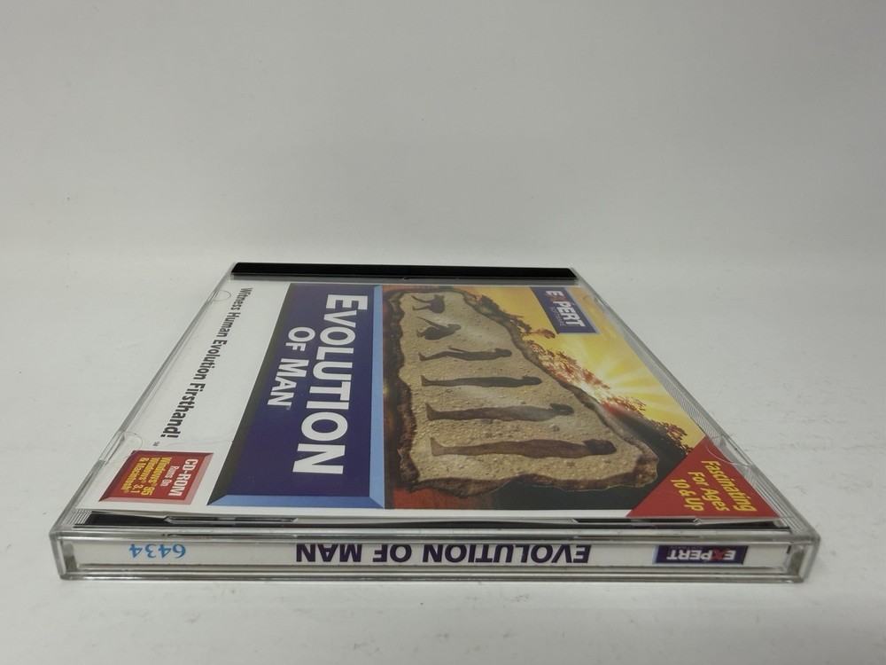 Evolution Of Man Expert Software CD-ROM Windows 95 - MINT Disc!
