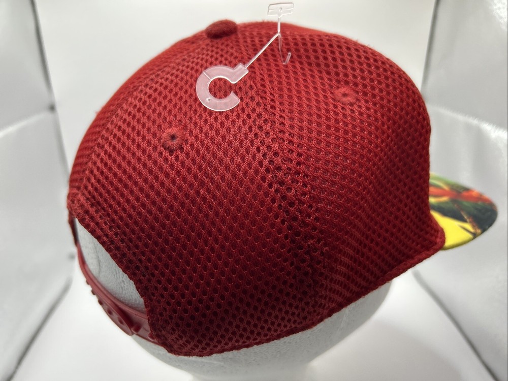 THE FLASH Baseball Hat Cap Youth Boys Patterned Flat Bill Patch Red SnapBack