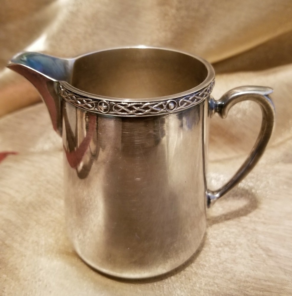 Vtg 1950's EPNS Silver Plate pitcher Creamer 4"