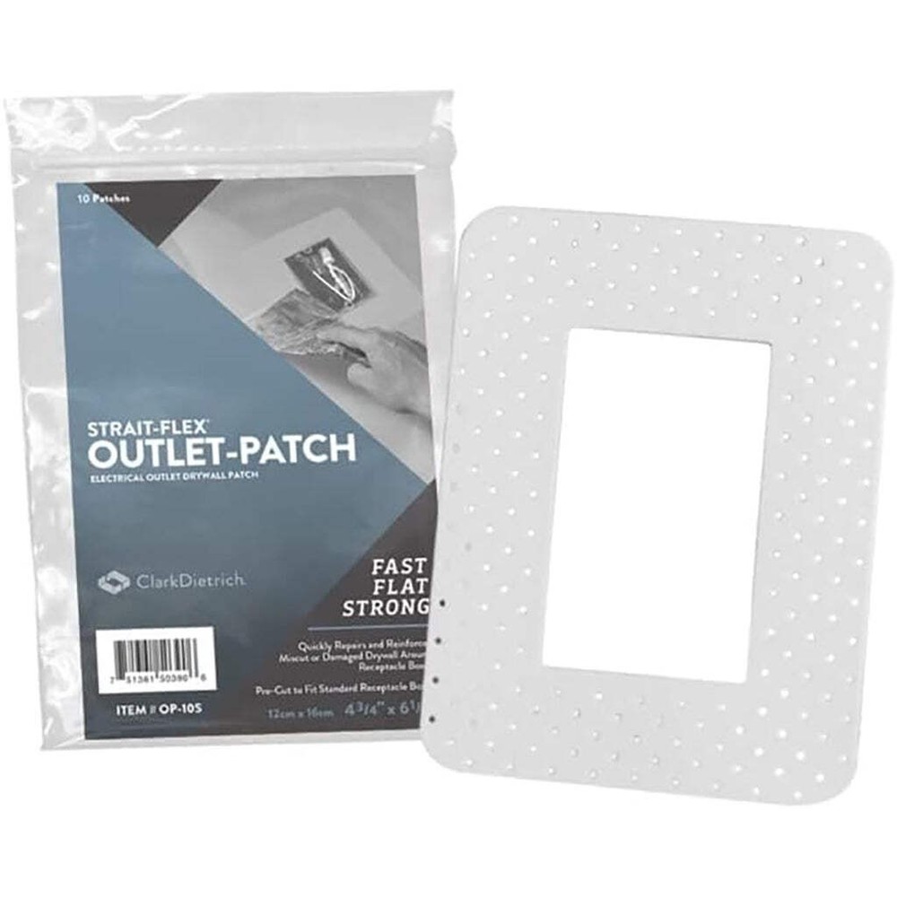 Strait-Flex Drywall Patch for Outlets 10-Pack