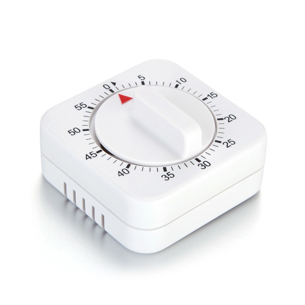 60 Minutes Timing Range Square Mechanical Timer Kitchen Cooking Alarm Tool b