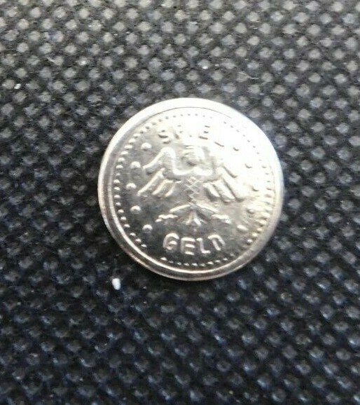 1951 SPIEL GELD TOKEN! e1664DHQ