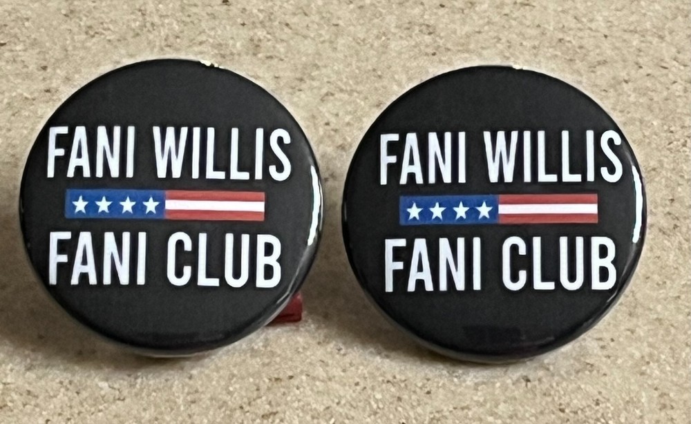 Fani Willis Fan Club Pin-Backs 2-Pack