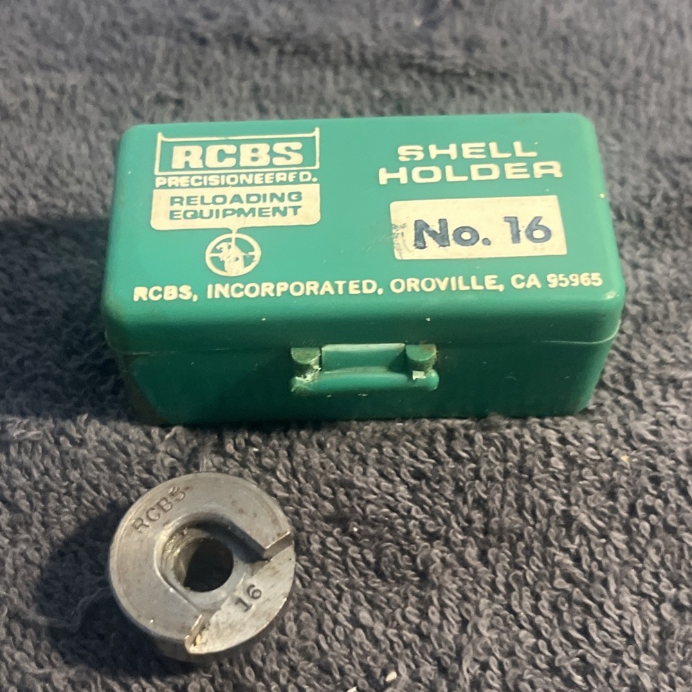 RCBS No. 16 Shell Holder & Unmarked No 5