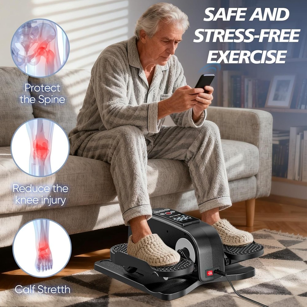 Electric Under Desk Elliptical Mini Leg Exerciser