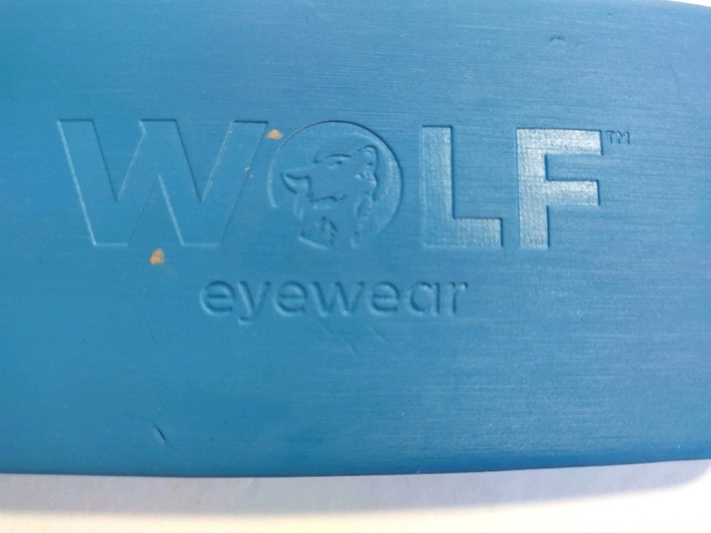 Andy Wolf Eyewear Case & Cleaning Cloth Blue