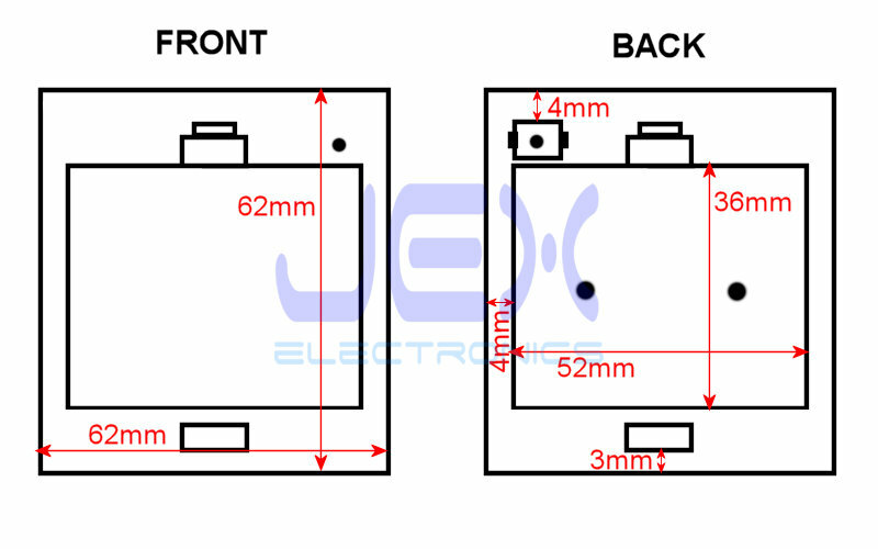 Three/3X AAA DIY Panel Mount Battery Holder Case Box 3.6V/4.5V With Power Switch